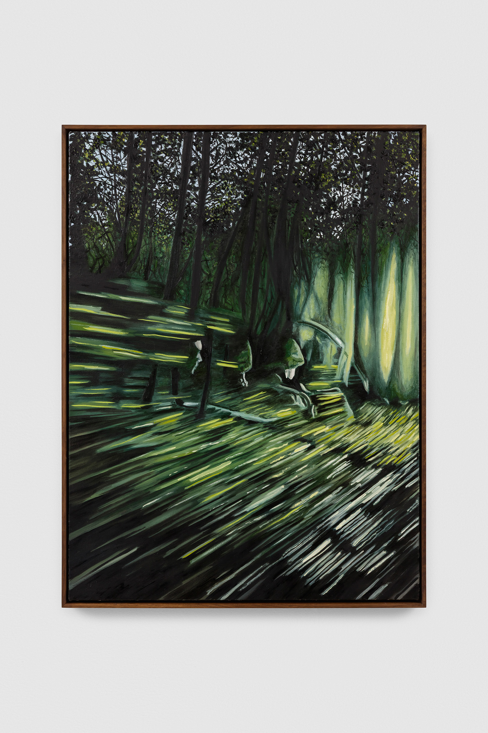 John Hodgkinson, <i>7/28</i>, 2025. Oil on canvas, 32 5/8 x 24 3/4 x 1 5/8 in (83 x 63 x 4 cm)